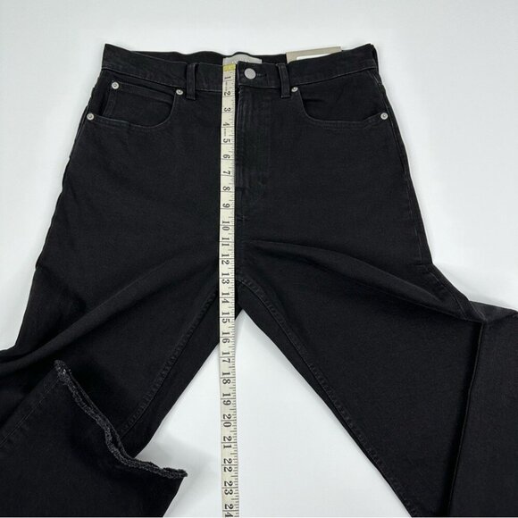 Everlane Women's NWT Coal Black The Way-High Raw Hem‎ Luxury Jean W30-32/L27.5 - Picture 8 of 10